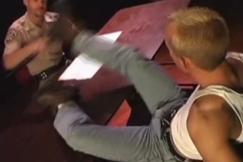 Bad Cop get rough Goes crazy On This boyz wazoo