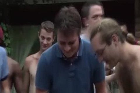 sleazy Interracial Bukkake fuckfest