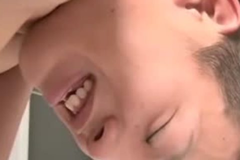 tasty oriental homosexual butthole drilling