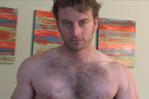 sweetie WITH A bushy CHEST AND big knob WANKS