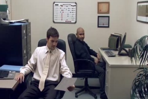 filthy homo Workers pounding In The Office