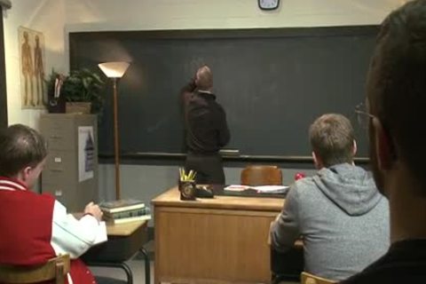 Male Teacher Teaches Male Student About shlong engulfing