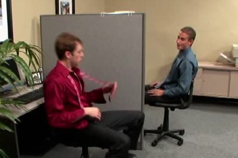excited Office homosexuals nailing