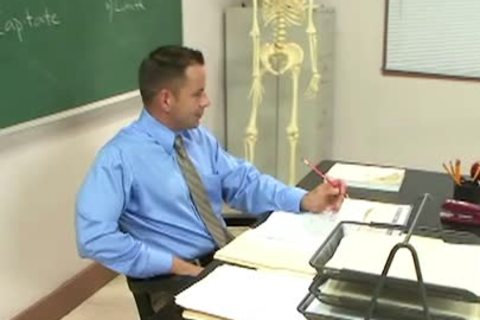 Sinful gay Teacher acquires Nailed By gay Student In Classroom