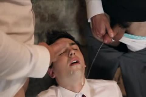 Thirsty teen wet Eating spooge Facial doxies