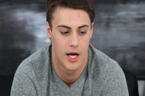 Hunter Page slammed At First gay Porn try-out