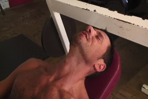 Tanned man Nails lusty teen's arse In The Gym