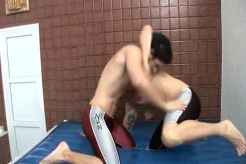 Joey And Brad Wrestle