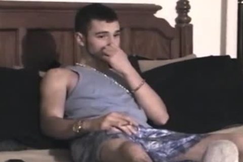 wild White chap With large Pipe Takes Care Of Business