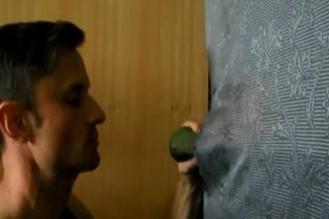 A Jerk-off On My Shirt through My Gloryhole