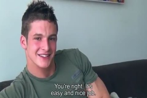 [GVC 147] attractive Hunk Tugging large penis