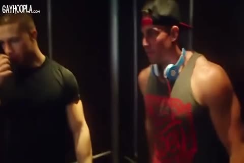 Muscle dude With nice cock On Him