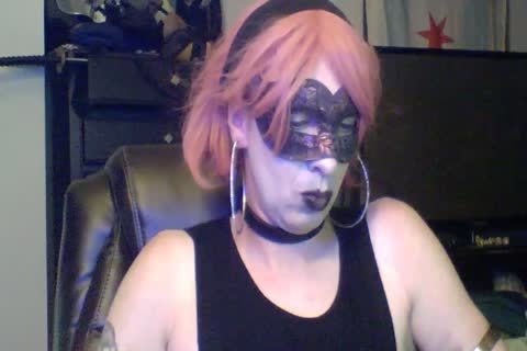 pretty Dancing Goth CD webcam Show (part two Of two)
