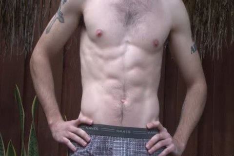 gigantic Hung 8 Inch Soldier Showing Off