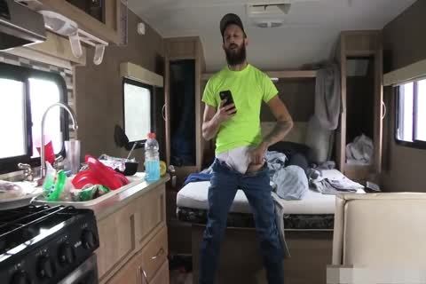 Tattooed twink boy bends to get fucked video