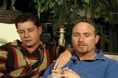 Real Life homo couple pokes while you Watch