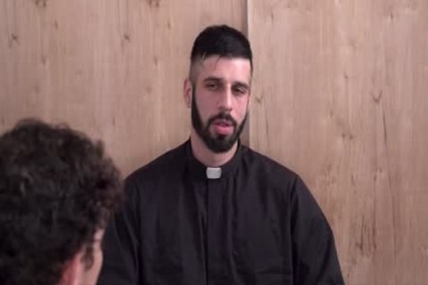 Very hot priest finds pleasure in the best sex