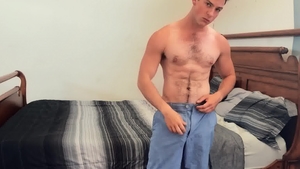 SeanCody.com - Brown hair Archie takes large dildo