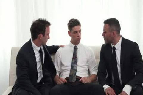 MormonBoyz - Two Hung Religious males fuck A Missionary lad