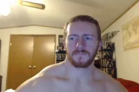 Ginger guy discharges one greater amount massive Load