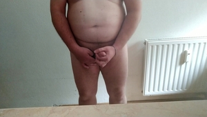 Eggs A With wang Stuck On The Kitchen Counter