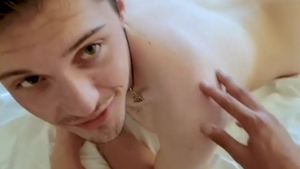 BrotherBareback- cute StepBrother unprotected In The Hotel Room