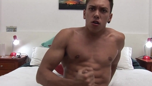 BarebackLatinoz - Adorable Nathan pumping video