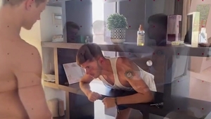 Two dirty guys Using lewd slut
