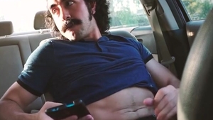 almost CAUGHT stroking In The PARKING Lot ON My LUNCH BREAK whilst SEXTING A FAN In My CAR