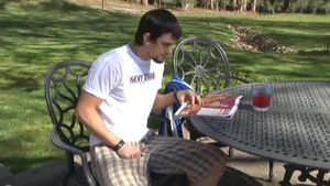 Next Door Male: Laying Out and Jacking Off with Phenix Saint